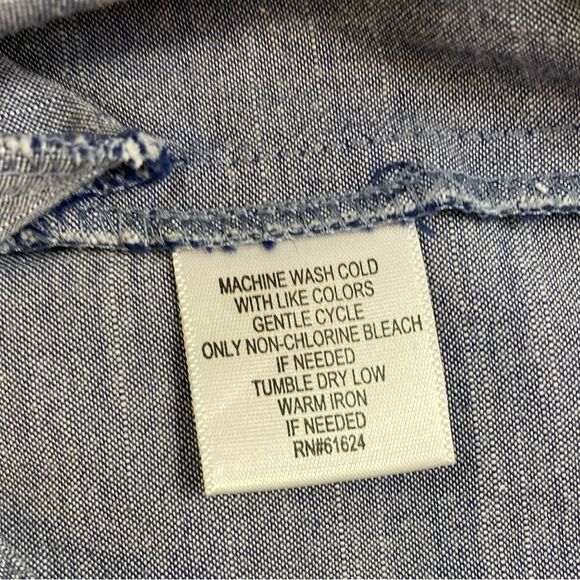 Madison chambray scoop neck romper size 4 - Picture 4 of 4